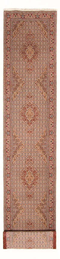 タブリーズ - 50 Raj 絨毯 407x78cm - ペルシャ絨毯 – product image