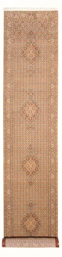 タブリーズ - 50 Raj 絨毯 393x80cm - ペルシャ絨毯 – product image