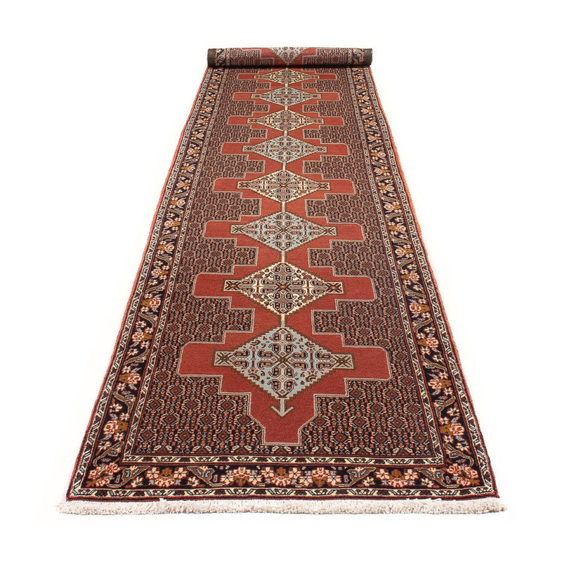センネ 絨毯 410x92cm - ペルシャ絨毯