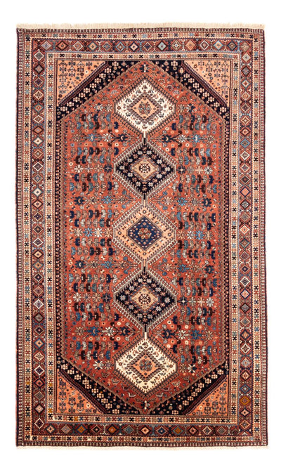 ヤラメ 絨毯 153x240cm - ペルシャ絨毯 - レッド