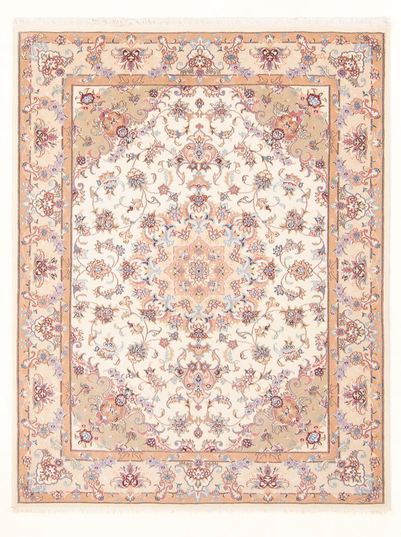 タブリーズ - 50 Raj 絨毯 195x147cm - ペルシャ絨毯