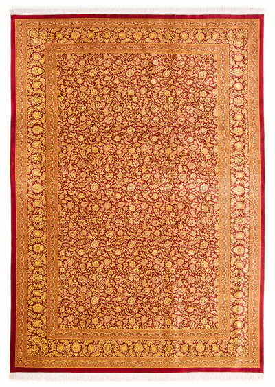 ゴム - シルク 絨毯 205x300cm - ペルシャ絨毯