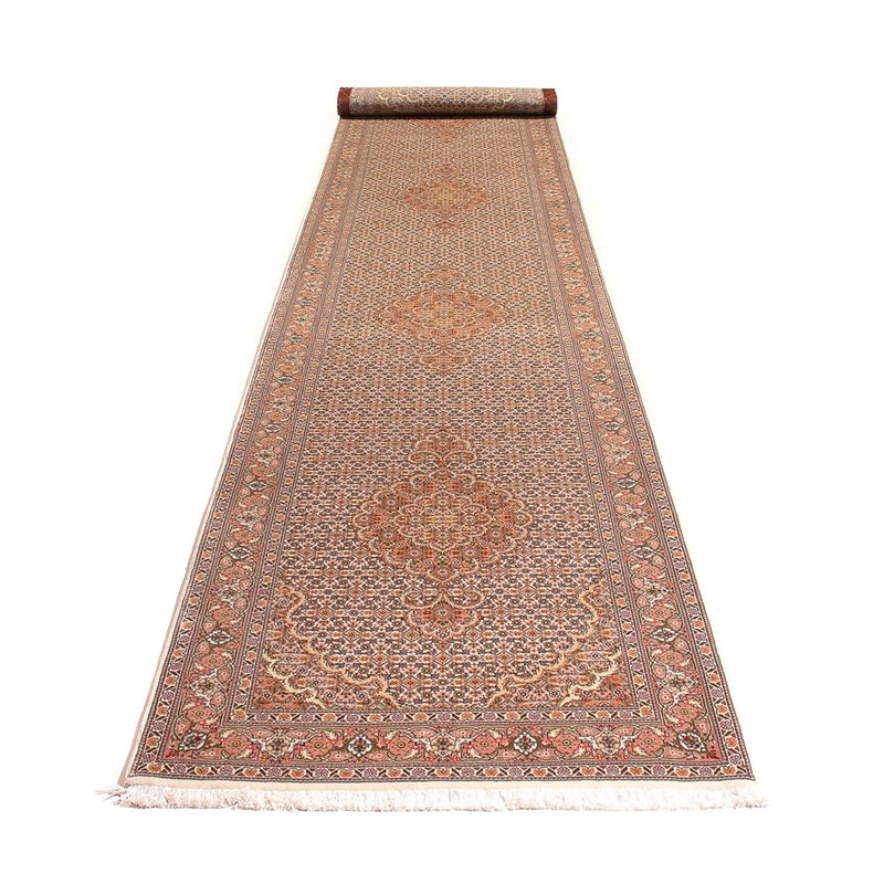 タブリーズ - 50 Raj 絨毯 407x78cm - ペルシャ絨毯