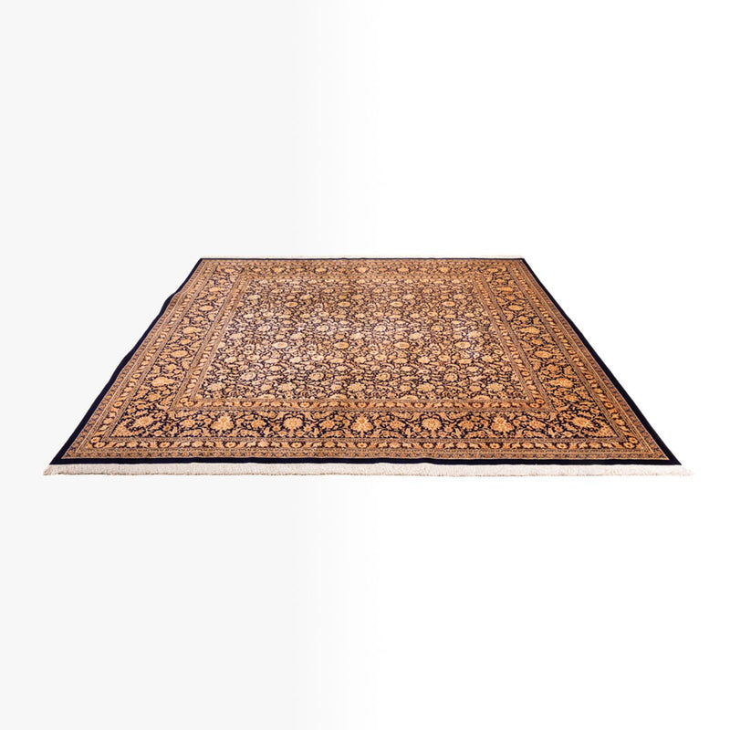 ゴム - シルク 絨毯 247x243cm - ペルシャ絨毯