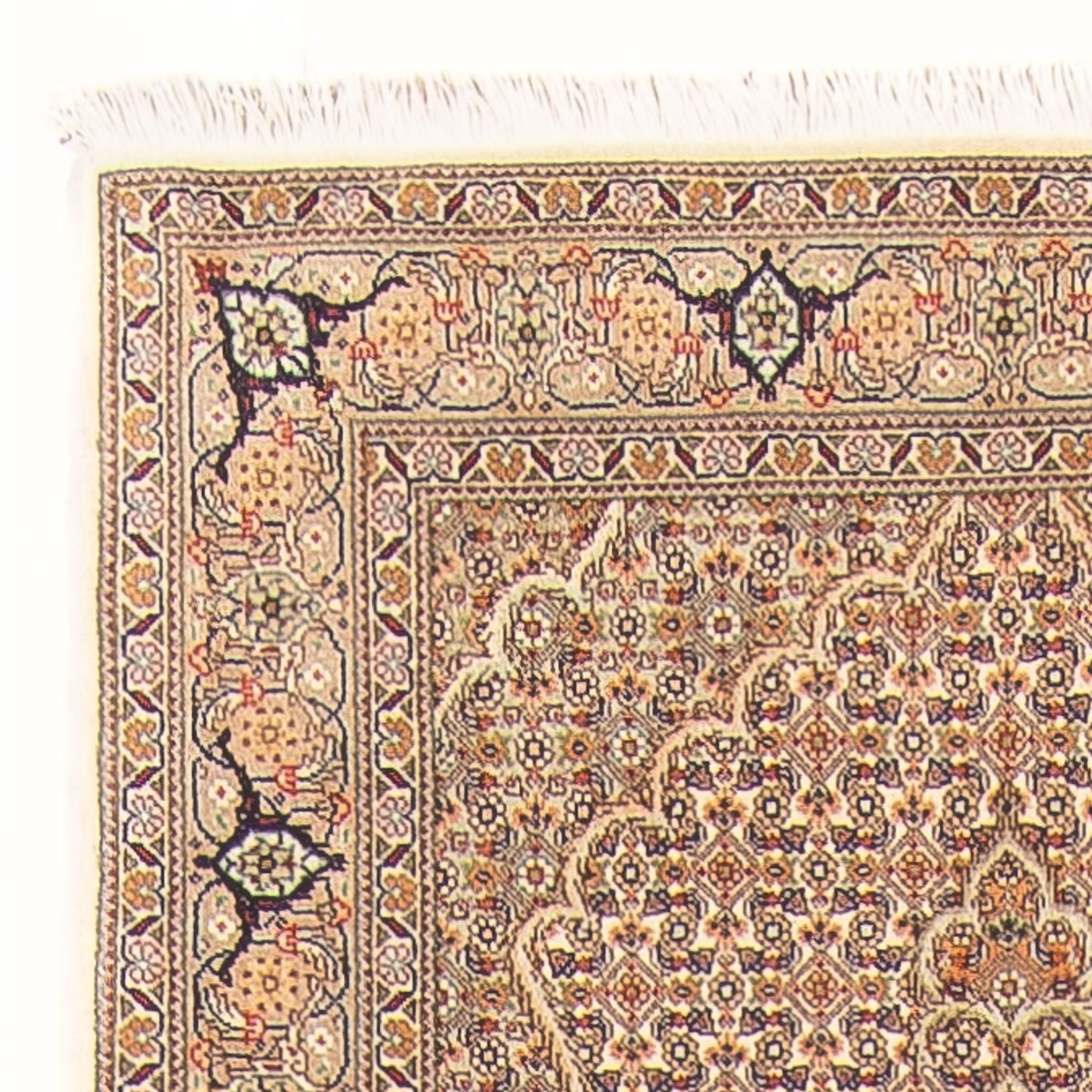 タブリーズ - 50 Raj 絨毯 403x82cm - ペルシャ絨毯