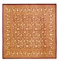 ゴム - シルク 絨毯 200x200cm - ペルシャ絨毯 – product image