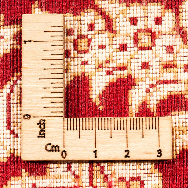 ゴム - シルク 絨毯 200x200cm - ペルシャ絨毯