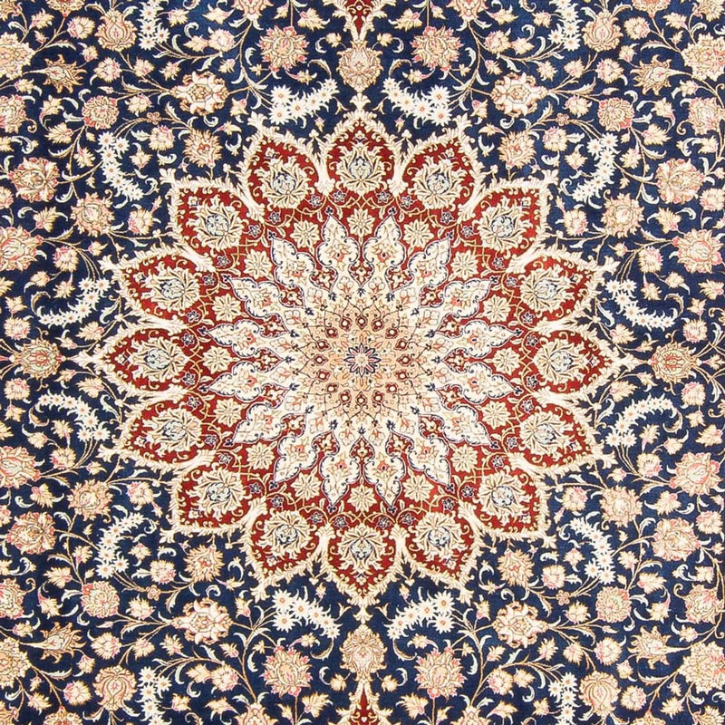 ゴム - シルク 絨毯 287x196cm - ペルシャ絨毯