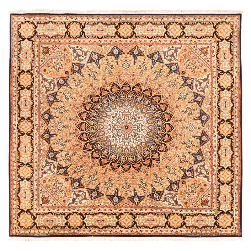 タブリーズ - 50 Raj 絨毯 200x200cm - ペルシャ絨毯