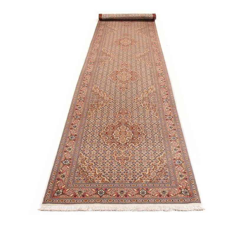 タブリーズ - 50 Raj 絨毯 400x78cm - ペルシャ絨毯