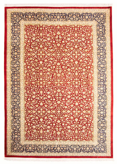 ゴム - シルク 絨毯 197x294cm - ペルシャ絨毯