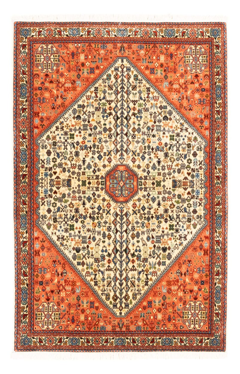 アバデ 絨毯 148x100cm - ペルシャ絨毯