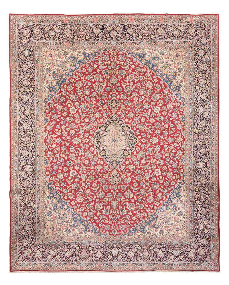 カシャーン 絨毯 359x280cm - ペルシャ絨毯