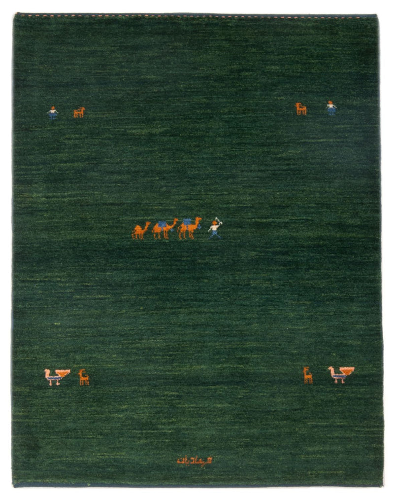 ペルシャギャベ 絨毯 151x104cm - ペルシャウールラグ