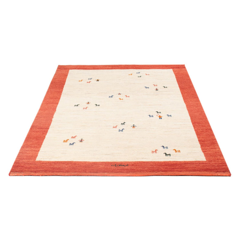ペルシャギャベ 絨毯 177x120cm - ペルシャウールラグ