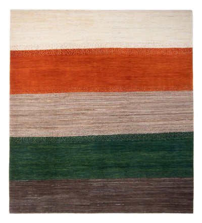 ペルシャギャベ 絨毯 214x238cm - ペルシャウールラグ