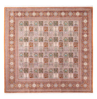 ゴム - シルク 絨毯 250x250cm - ペルシャ絨毯 – product image