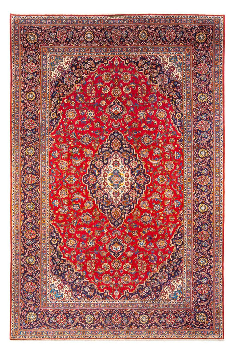 カシャーン 絨毯 338x230cm - ペルシャ絨毯