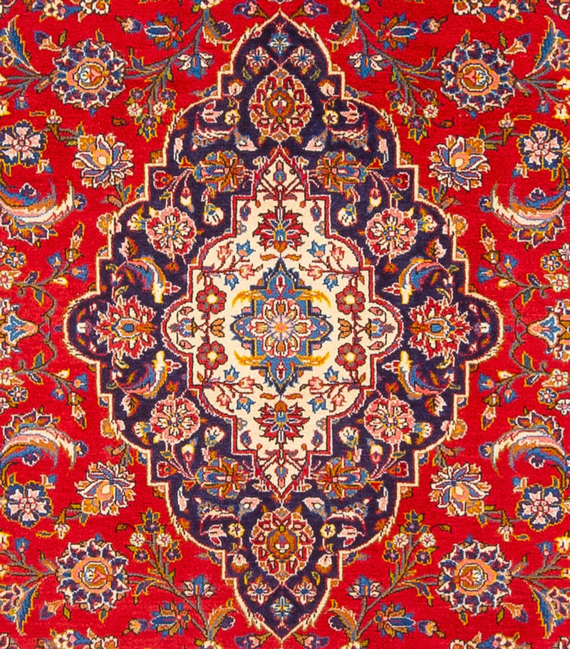 カシャーン 絨毯 338x230cm - ペルシャ絨毯