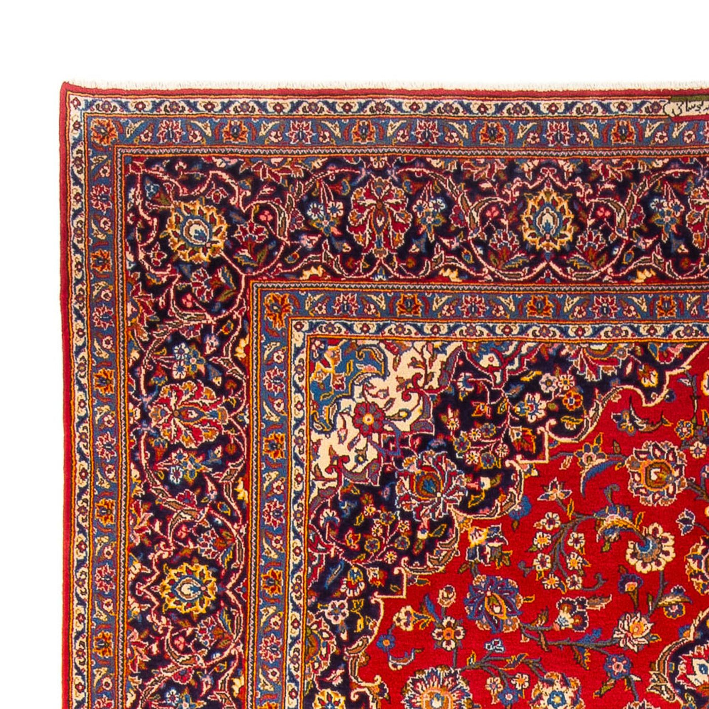 カシャーン 絨毯 338x230cm - ペルシャ絨毯