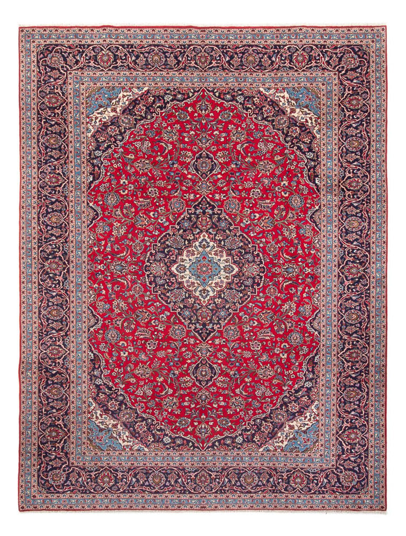 カシャーン 絨毯 394x292cm - ペルシャ絨毯