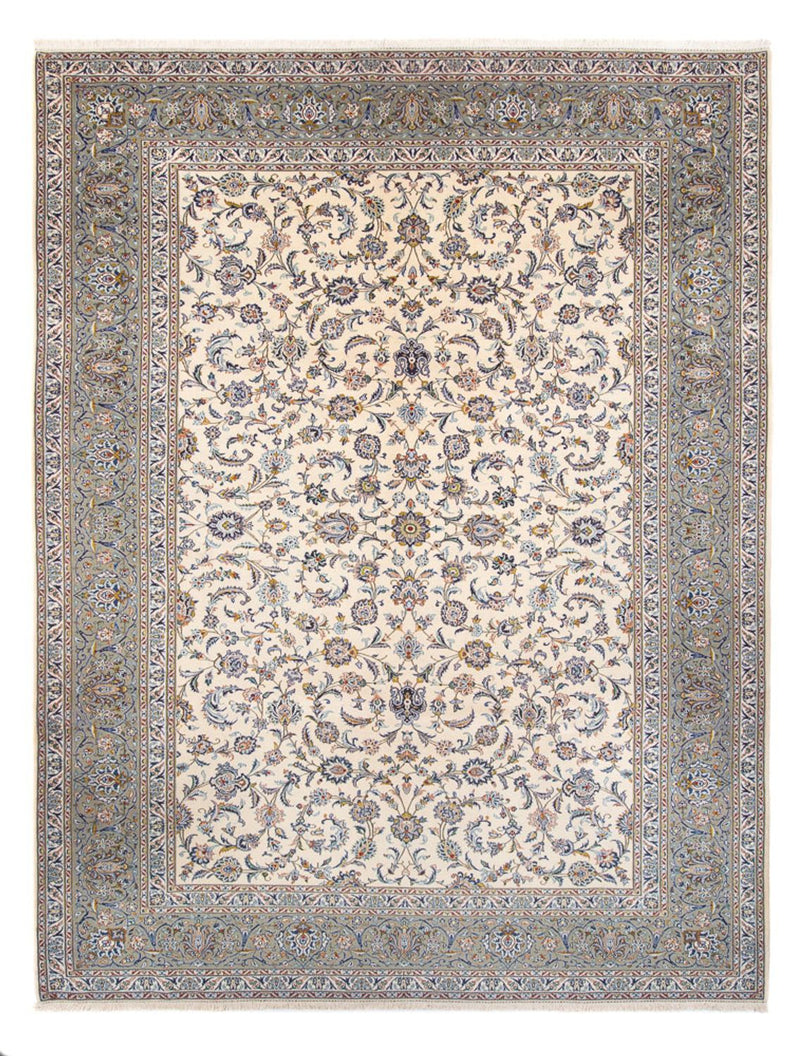 カシャーン 絨毯 418x307cm - ペルシャ絨毯