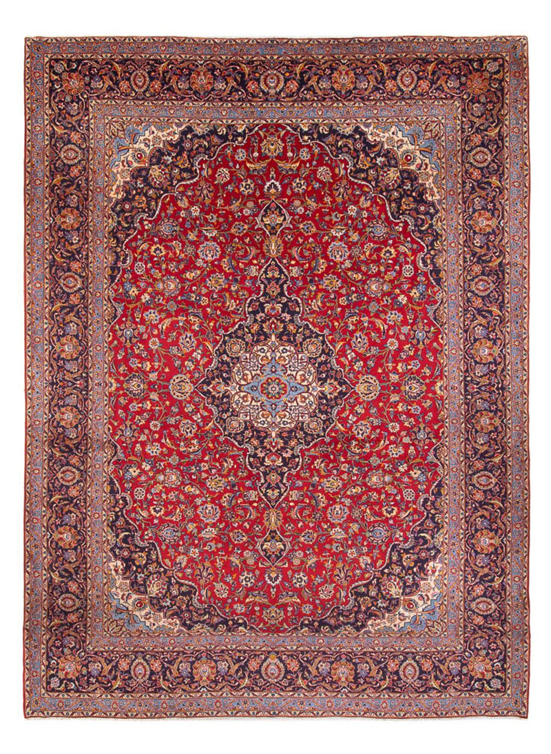 カシャーン 絨毯 417x300cm - ペルシャ絨毯