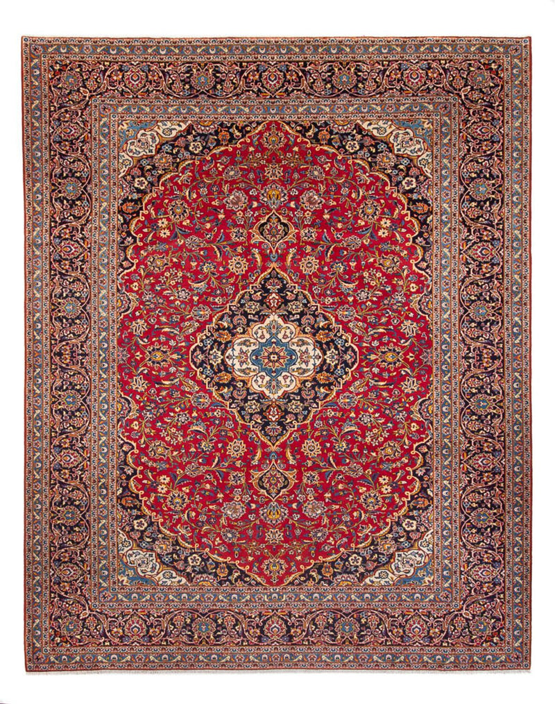 カシャーン 絨毯 390x297cm - ペルシャ絨毯
