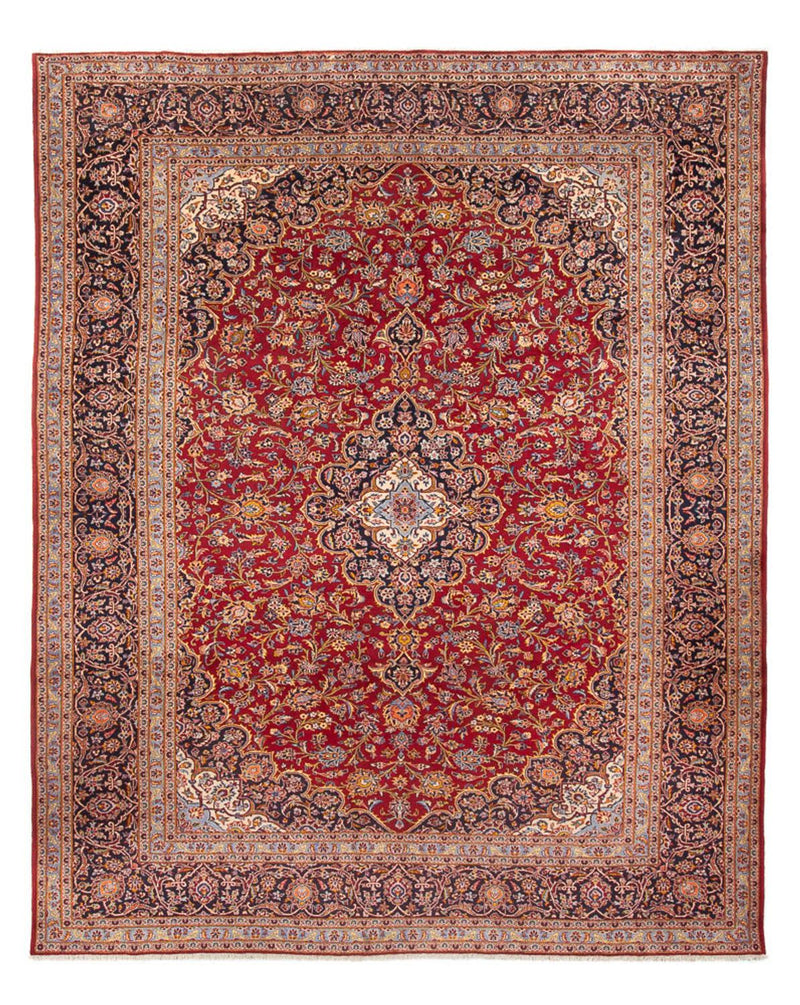 カシャーン 絨毯 390x290cm - ペルシャ絨毯