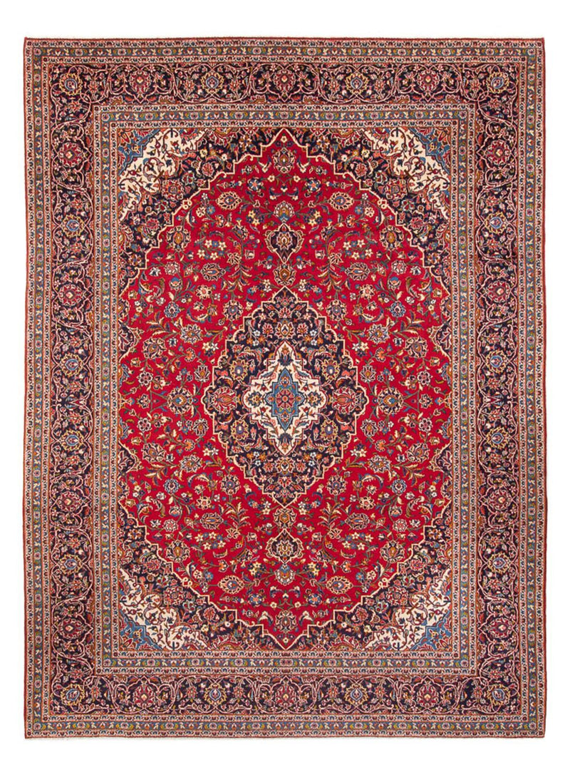 カシャーン 絨毯 397x291cm - ペルシャ絨毯