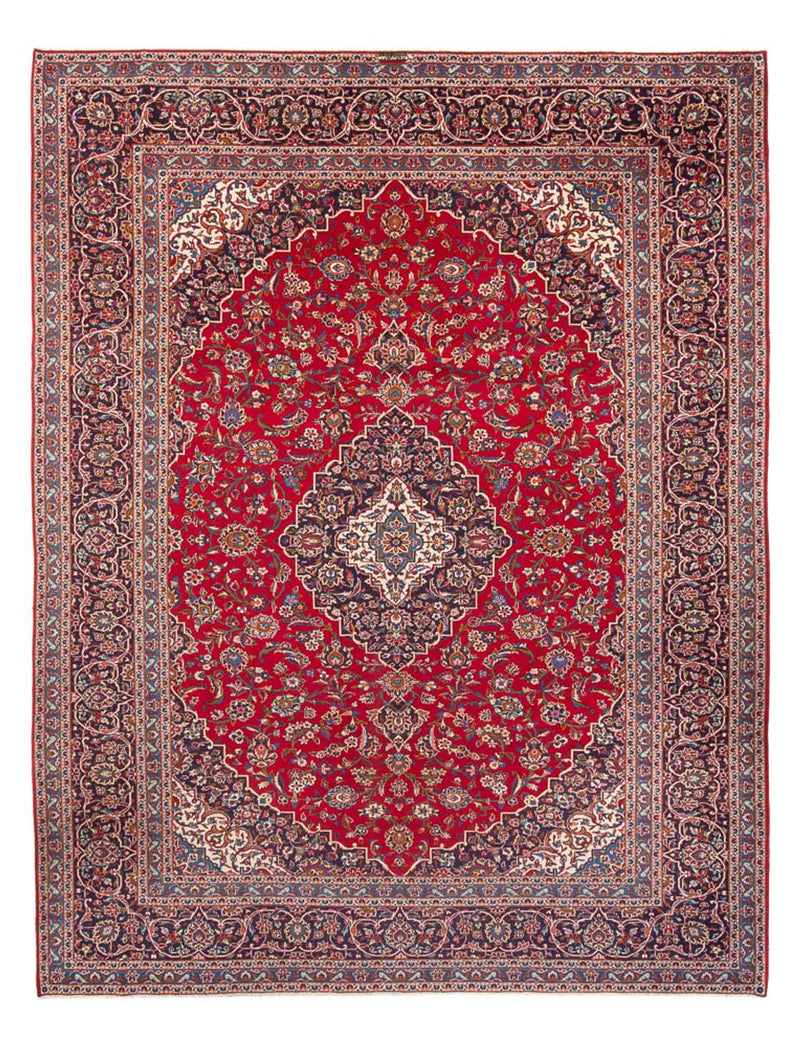 カシャーン 絨毯 388x297cm - ペルシャ絨毯