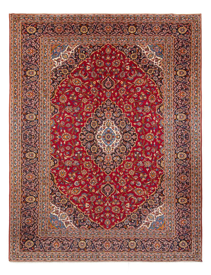 カシャーン 絨毯 383x287cm - ペルシャ絨毯