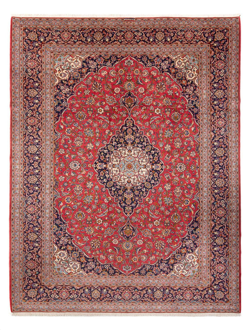 カシャーン 絨毯 386x296cm - ペルシャ絨毯