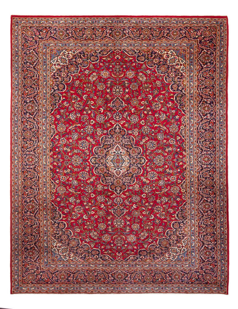 カシャーン 絨毯 394x295cm - ペルシャ絨毯
