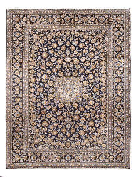 カシャーン 絨毯 390x295cm - ペルシャ絨毯