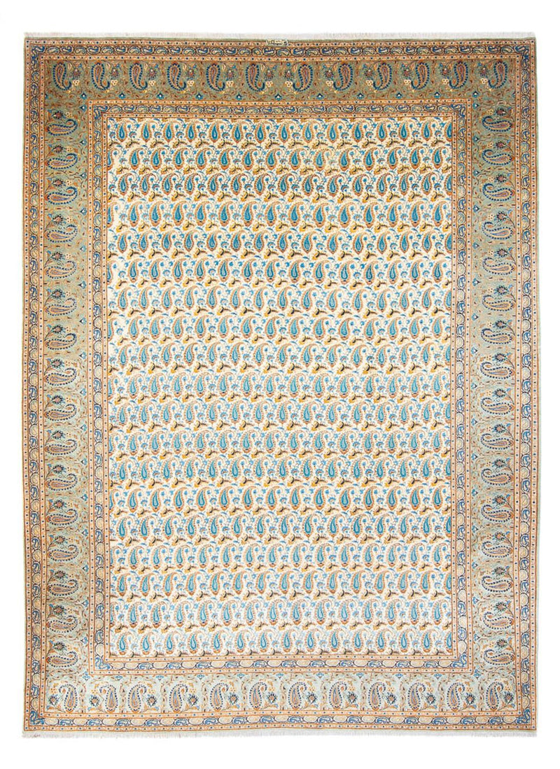 カシャーン 絨毯 350x270cm - ペルシャ絨毯