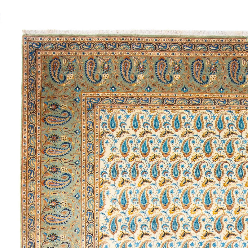 カシャーン 絨毯 350x270cm - ペルシャ絨毯