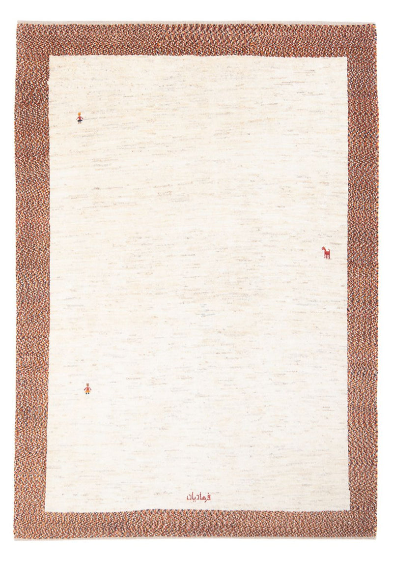 ペルシャギャベ 絨毯 200x152cm - ペルシャウールラグ