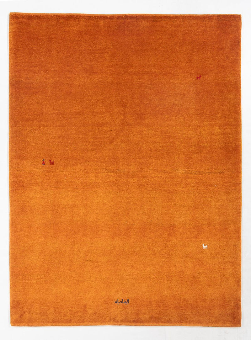 ペルシャギャベ 絨毯 193x153cm - ペルシャウールラグ