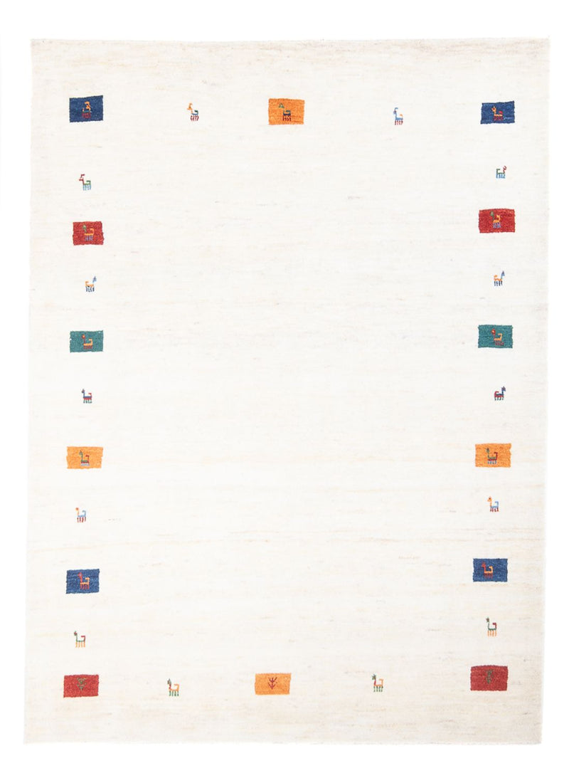 ペルシャギャベ 絨毯 201x149cm - ペルシャウールラグ