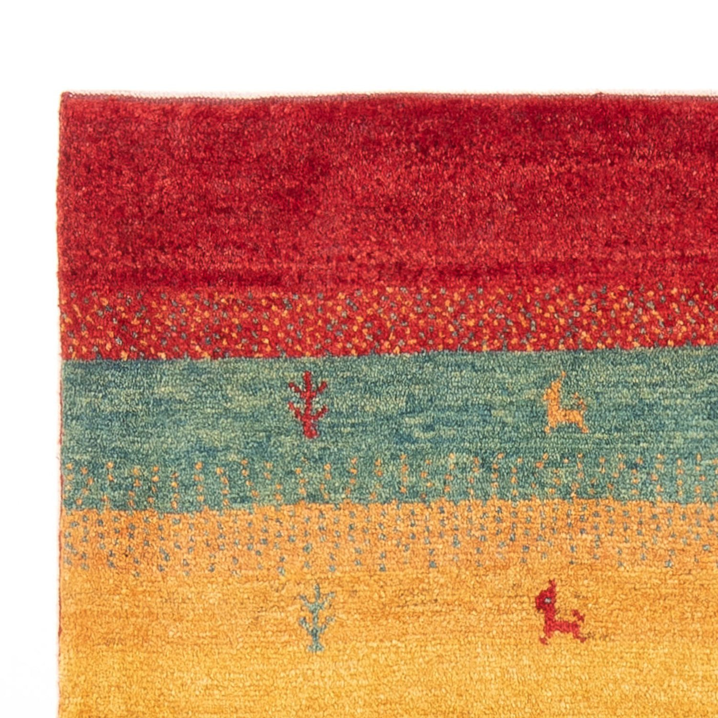 ペルシャギャベ 絨毯 151x104cm - ペルシャウールラグ