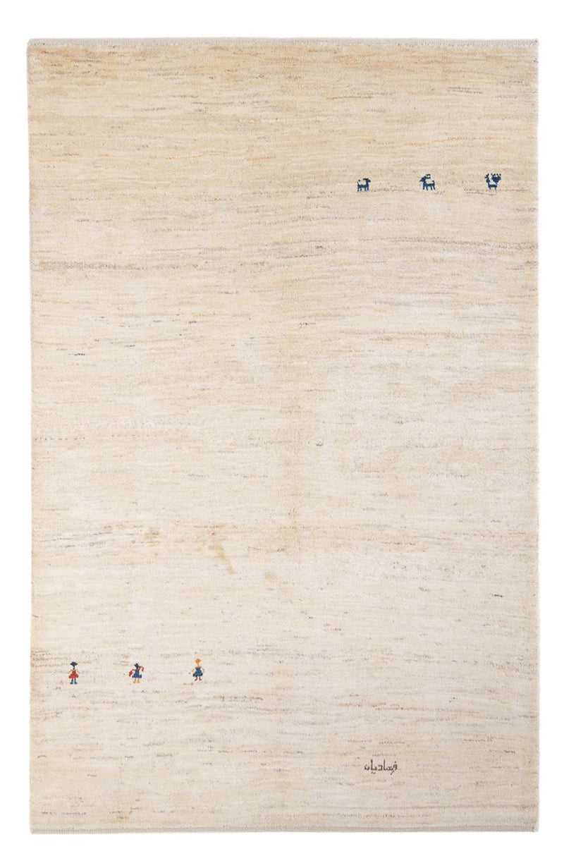 ペルシャギャベ 絨毯 202x138cm - ペルシャウールラグ