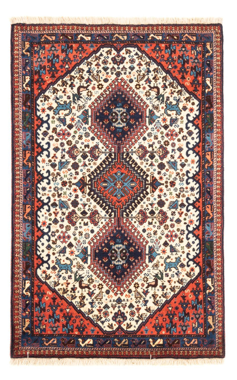 ヤラメ 絨毯 128x83cm - ペルシャ絨毯