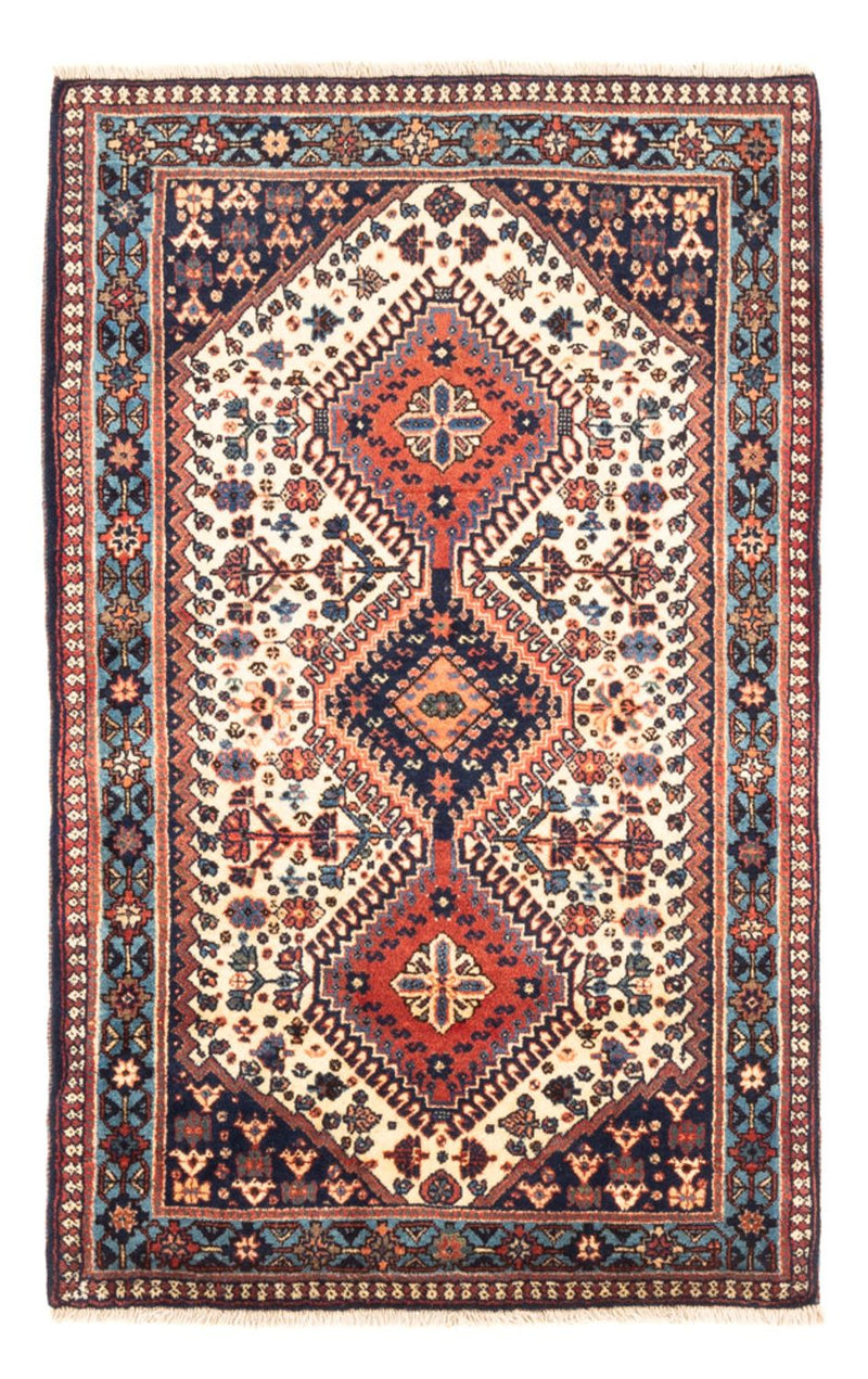 ヤラメ 絨毯 128x82cm - ペルシャ絨毯