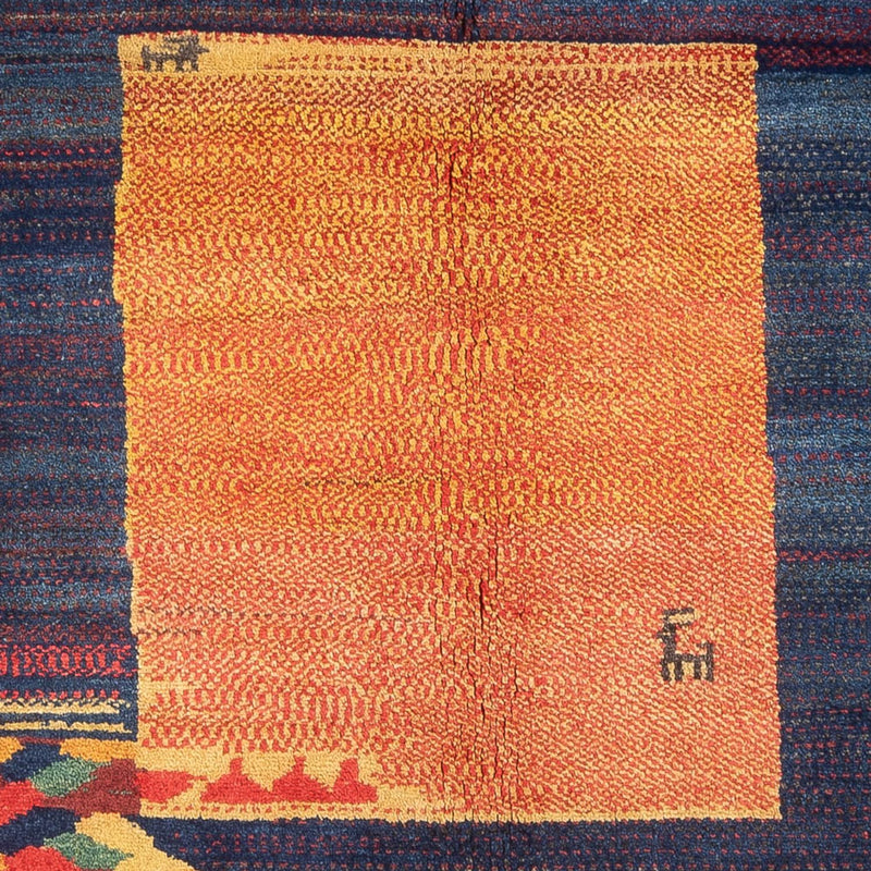 ペルシャギャベ 絨毯 196x157cm - ペルシャウールラグ
