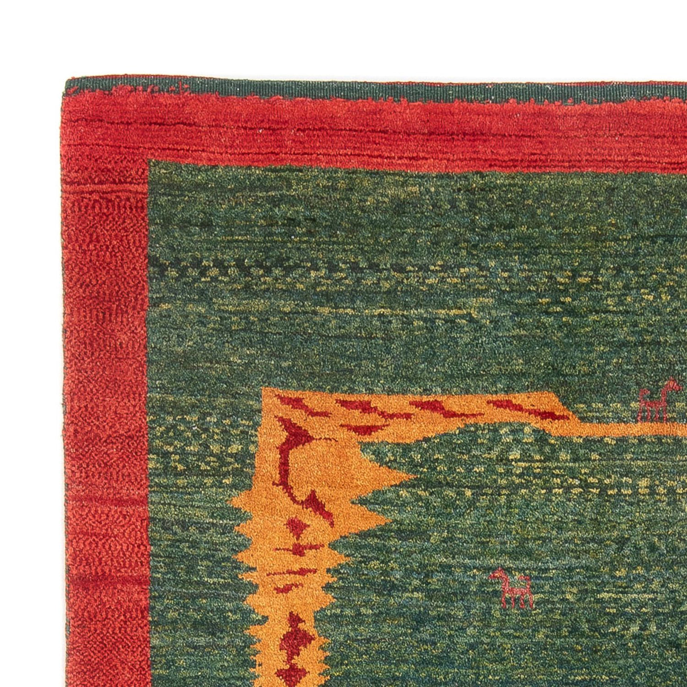 ペルシャギャベ 絨毯 226x170cm - ペルシャウールラグ