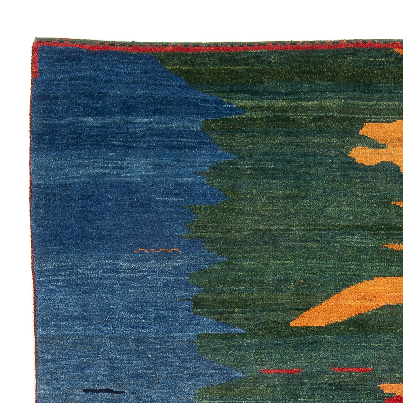 ペルシャギャベ 絨毯 240x198cm - ペルシャウールラグ