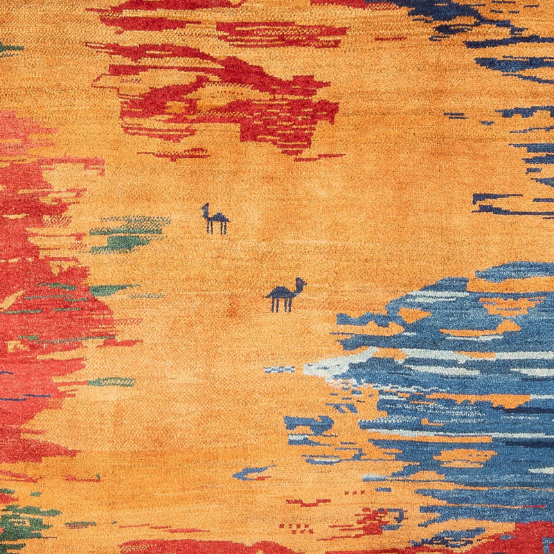 ペルシャギャベ 絨毯 282x234cm - ペルシャウールラグ