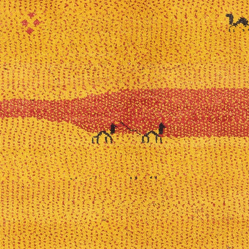 ペルシャギャベ 絨毯 170x124cm - ペルシャウールラグ