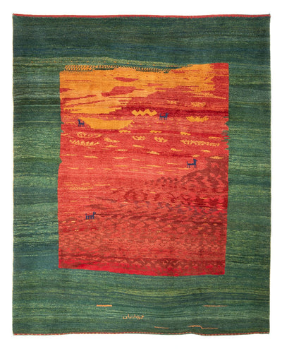 ペルシャギャベ 絨毯 215x260cm - ペルシャウールラグ
